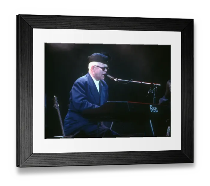 Framed Print : Elton At The Hollywood Bowl Framed Print : Elton At The Hollywood Bowl