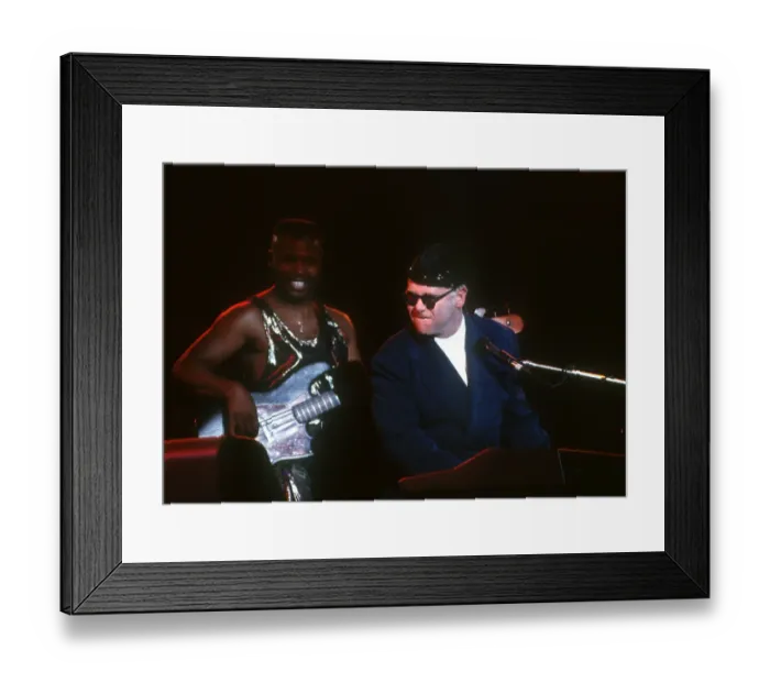 Framed Print : Elton At The Hollywood Bowl Framed Print : Elton At The Hollywood Bowl