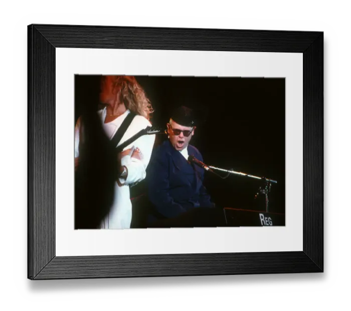 Framed Print : Elton At The Hollywood Bowl Framed Print : Elton At The Hollywood Bowl