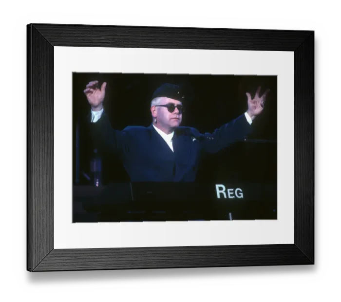Framed Print : Elton At The Hollywood Bowl Framed Print : Elton At The Hollywood Bowl