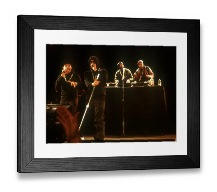 Framed Print : Run-DMC Beats To The Rhyme Video Shoot Framed Print : Run-DMC Beats To The Rhyme Video Shoot