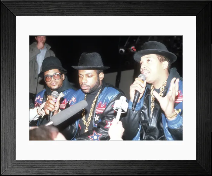 Framed Print : Run DMC At The Grammys