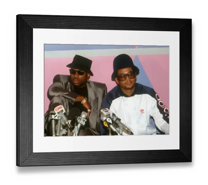 Framed Print : Run DMC Tougher Than Leather Album Release Party Framed Print : Run DMC Tougher Than Leather Album Release Party