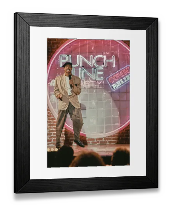 Framed Print : Punch Line Party For HBO's Comic Relief 87 Framed Print : Punch Line Party For HBO's Comic Relief 87