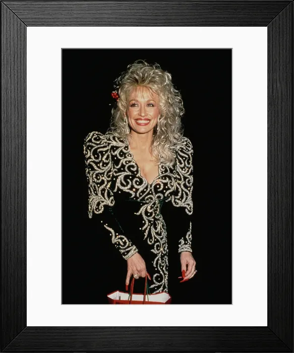 Framed Print : Dolly Parton Attends Sandy Gallin's Christmas Party Framed Print : Dolly Parton Attends Sandy Gallin's Christmas Party