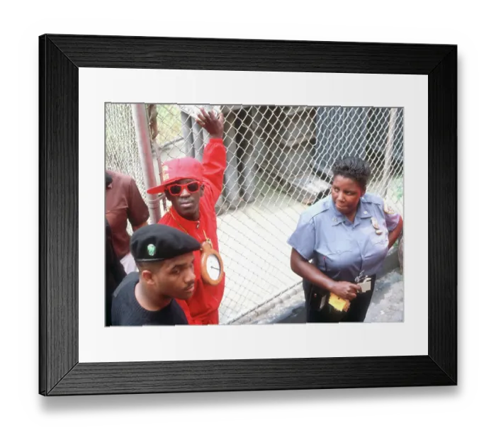 Framed Print : Fight The Power Video Shoot