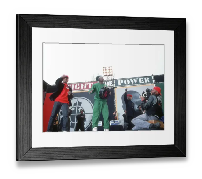 Framed Print : Fight The Power Video Shoot