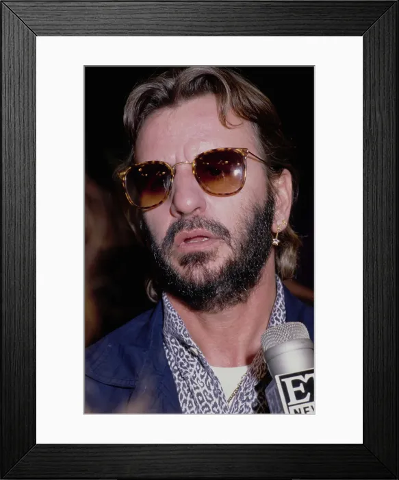 Framed Print : Ringo Starr During Shining Time Station Taping Framed Print : Ringo Starr During Shining Time Station Taping