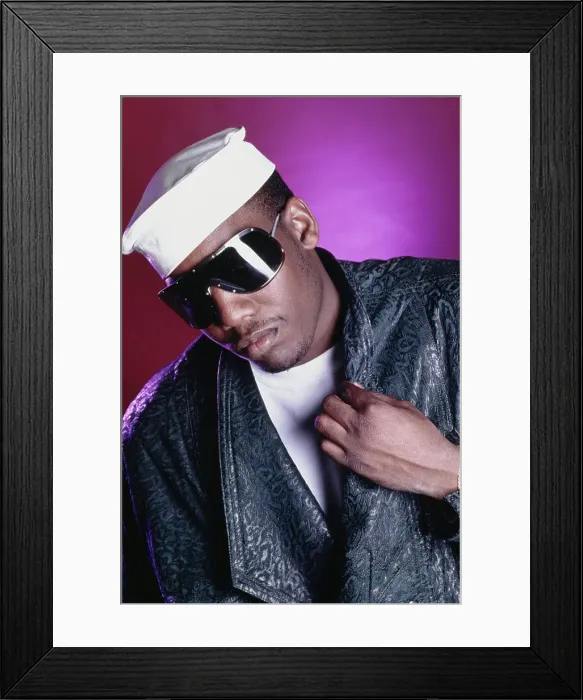 Framed Print : American Rapper Kool Moe Dee Framed Print : American Rapper Kool Moe Dee