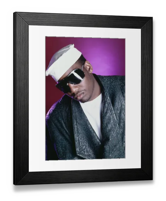 Framed Print : American Rapper Kool Moe Dee Framed Print : American Rapper Kool Moe Dee