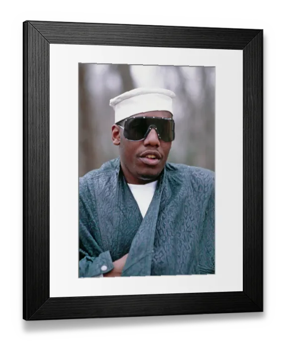 Framed Print : American Rapper Kool Moe Dee Framed Print : American Rapper Kool Moe Dee