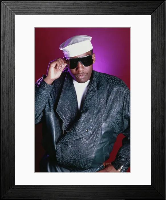 Framed Print : American Rapper Kool Moe Dee Framed Print : American Rapper Kool Moe Dee