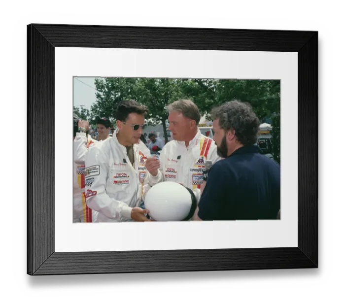 Framed Print : Brian Wimmer And Dan Gurney
