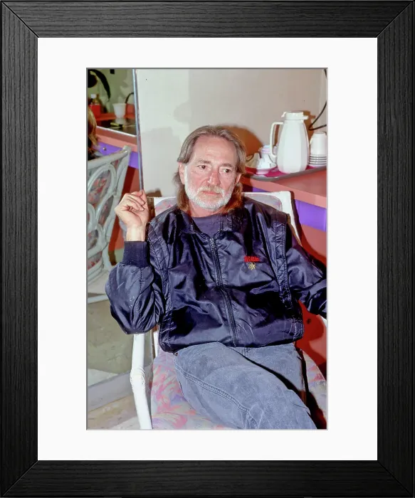 Framed Print : Willie Backstage In Vegas Framed Print : Willie Backstage In Vegas