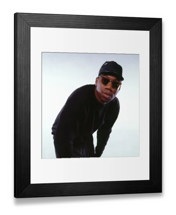 Framed Print : KRS-One. Photo of KRS-One of Boogie Down Productions, circa 1990 Framed Print : KRS-One. Photo of KRS-One of Boogie Down Productions, circa 1990