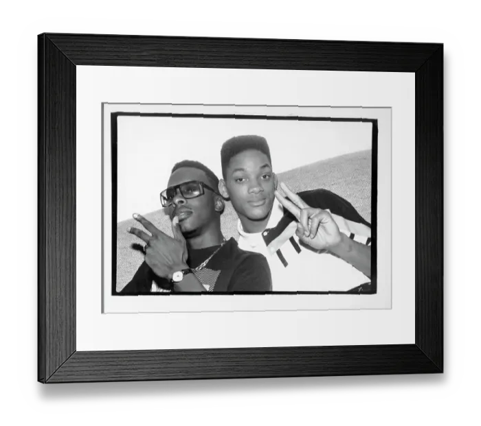 Framed Print : Photo of Jazzy Jeff & the Fresh Prince Framed Print : Photo of Jazzy Jeff & the Fresh Prince