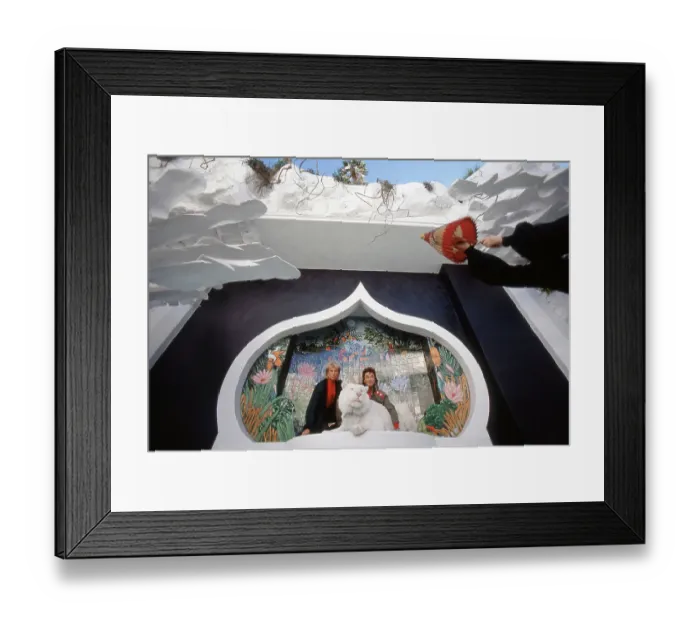 Framed Print : Siegfried And Roy At Home Framed Print : Siegfried And Roy At Home