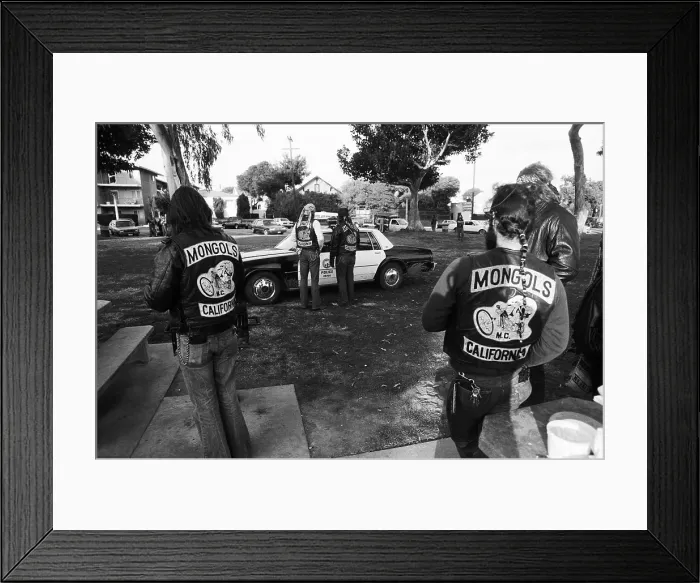 Framed Print : Mongols Motorcycle Club Framed Print : Mongols Motorcycle Club