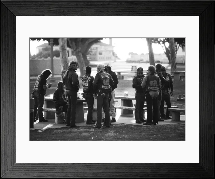 Framed Print : Mongols Motorcycle Club