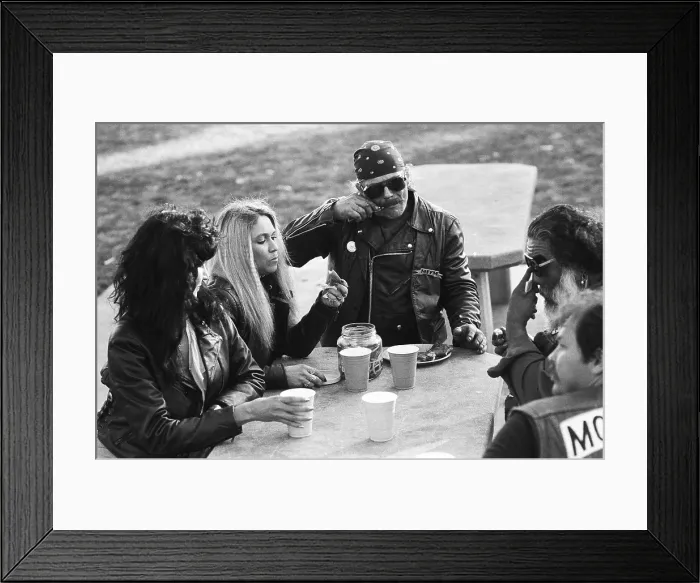 Framed Print : Mongols Motorcycle Club