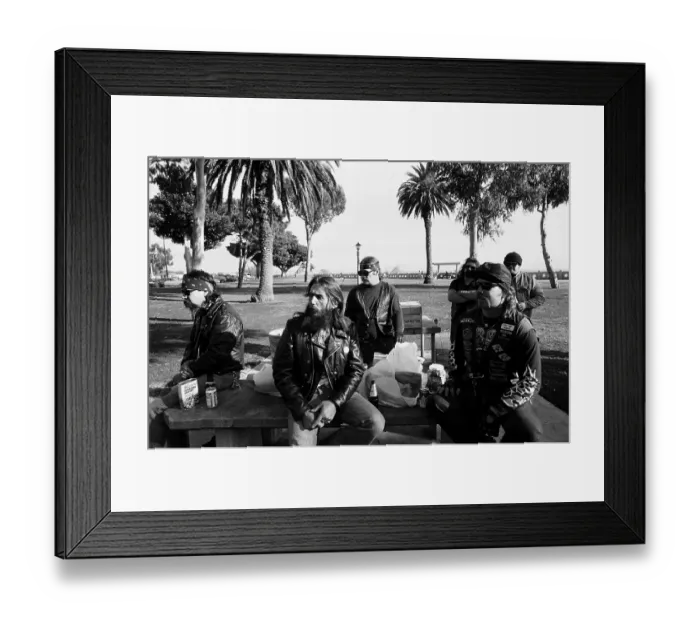 Framed Print : Mongols Motorcycle Club Framed Print : Mongols Motorcycle Club
