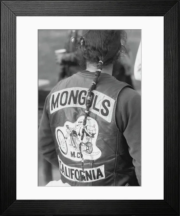 Framed Print : Mongols Motorcycle Club Framed Print : Mongols Motorcycle Club