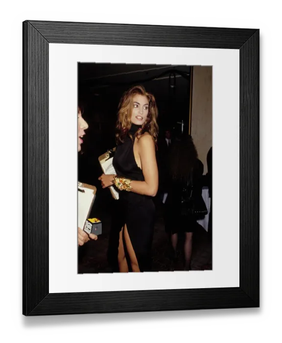 Framed Print : Cindy Crawford During The 5th Annual California Fashion Industry Friends Of Aids Project Framed Print : Cindy Crawford During The 5th Annual California Fashion Industry Friends Of Aids Project
