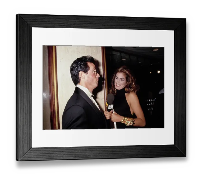 Framed Print : Sylvester Stallone And Cindy Crawford During The 5th Annual California Fashion Industry Friends Of Aids Project Framed Print : Sylvester Stallone And Cindy Crawford During The 5th Annual California Fashion Industry Friends Of Aids Project