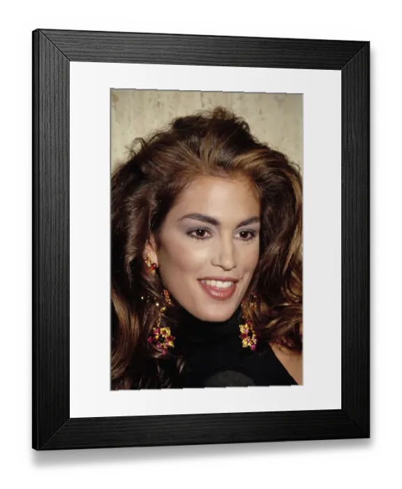 Framed Print : Cindy Crawford During The 5th Annual California Fashion Industry Friends Of Aids Project Framed Print : Cindy Crawford During The 5th Annual California Fashion Industry Friends Of Aids Project
