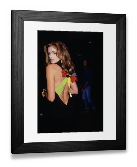 Framed Print : Cindy Crawford During The 5th Annual California Fashion Industry Friends Of Aids Project Framed Print : Cindy Crawford During The 5th Annual California Fashion Industry Friends Of Aids Project