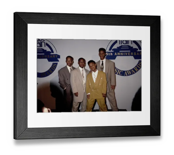 Framed Print : The Boys Attend The 1991 Soul Train Music Awards Framed Print : The Boys Attend The 1991 Soul Train Music Awards