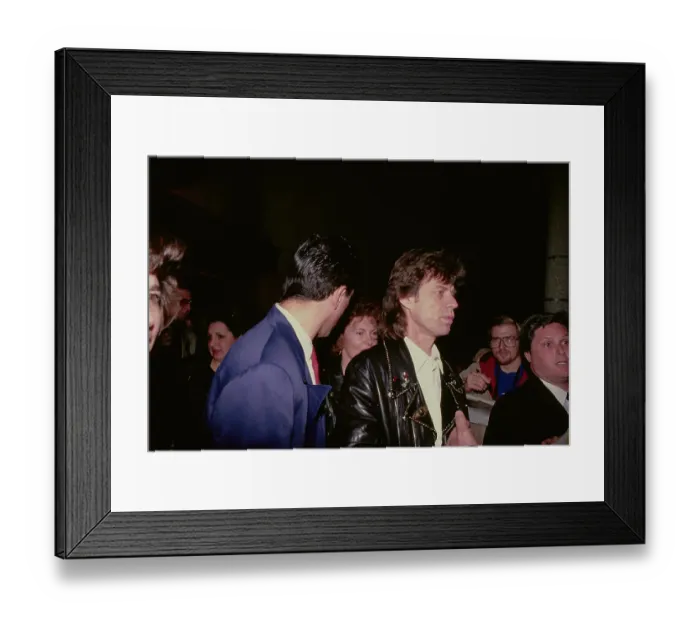 Framed Print : Mick Jagger Attends Freejack Premiere Framed Print : Mick Jagger Attends Freejack Premiere