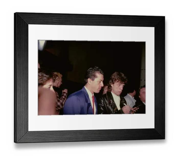 Framed Print : Mick Jagger Attends Freejack Premiere Framed Print : Mick Jagger Attends Freejack Premiere