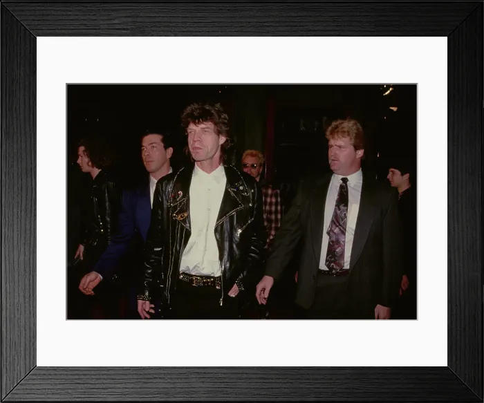 Framed Print : Mick Jagger Attends Freejack Premiere Framed Print : Mick Jagger Attends Freejack Premiere
