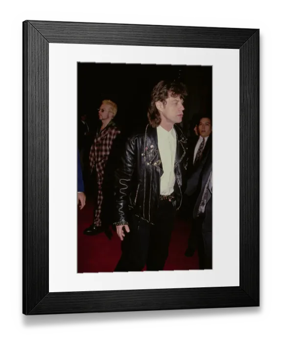 Framed Print : Mick Jagger Attends Freejack Premiere Framed Print : Mick Jagger Attends Freejack Premiere