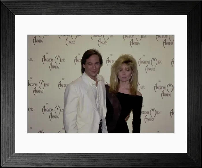 Framed Print : Clint Black And Lisa Hartman Attend 19th Annual American Music Awards Framed Print : Clint Black And Lisa Hartman Attend 19th Annual American Music Awards