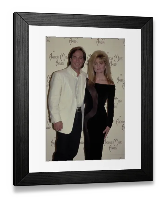 Framed Print : Clint Black And Lisa Hartman Attend 19th Annual American Music Awards Framed Print : Clint Black And Lisa Hartman Attend 19th Annual American Music Awards