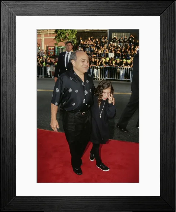 Framed Print : Danny DeVito And Family Attend Batman Returns Premiere Framed Print : Danny DeVito And Family Attend Batman Returns Premiere