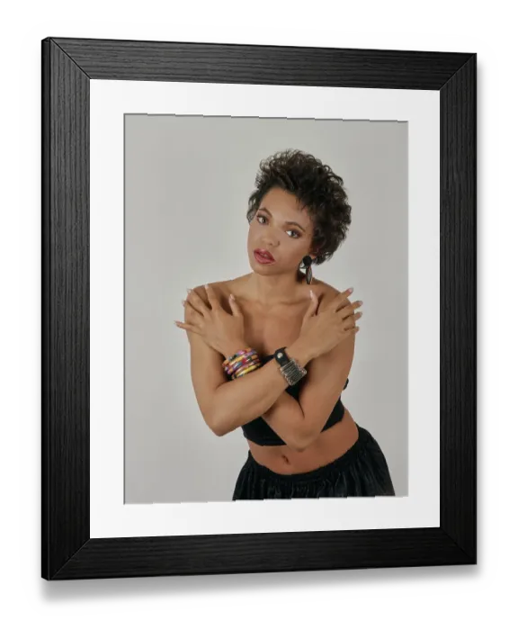 Framed Print : Tisha Campbell, American Actress Framed Print : Tisha Campbell, American Actress