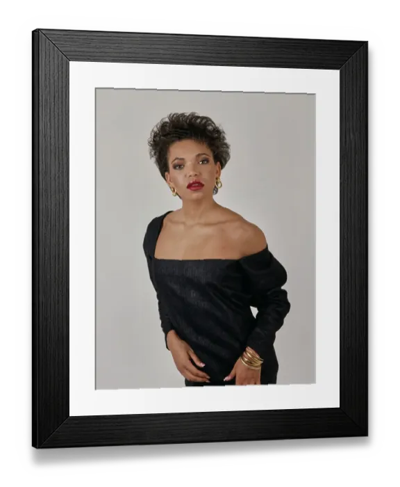 Framed Print : Tisha Campbell, American Actress Framed Print : Tisha Campbell, American Actress