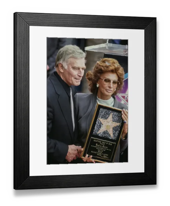 Framed Print : Sophia Loren's Hollywood Walk of Fame Star Ceremony Framed Print : Sophia Loren's Hollywood Walk of Fame Star Ceremony