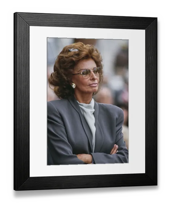 Framed Print : Sophia Loren's Hollywood Walk of Fame Star Ceremony Framed Print : Sophia Loren's Hollywood Walk of Fame Star Ceremony