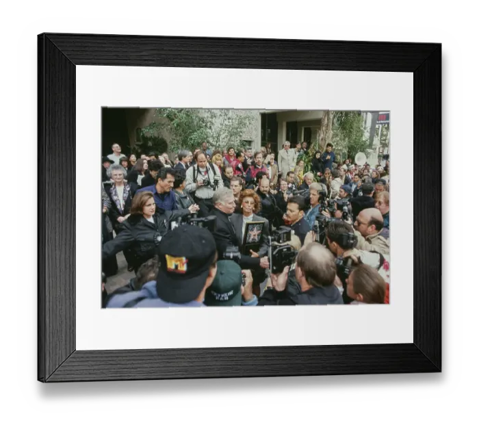 Framed Print : Sophia Loren's Hollywood Walk of Fame Star Ceremony Framed Print : Sophia Loren's Hollywood Walk of Fame Star Ceremony