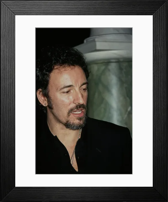 Framed Print : Bruce Springsteen Attends 36th Annual Grammy Awards Framed Print : Bruce Springsteen Attends 36th Annual Grammy Awards