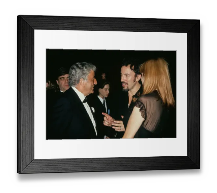Framed Print : Patti Scialfa And Bruce Springsteen Attend 36th Annual Grammy Awards After Party Framed Print : Patti Scialfa And Bruce Springsteen Attend 36th Annual Grammy Awards After Party