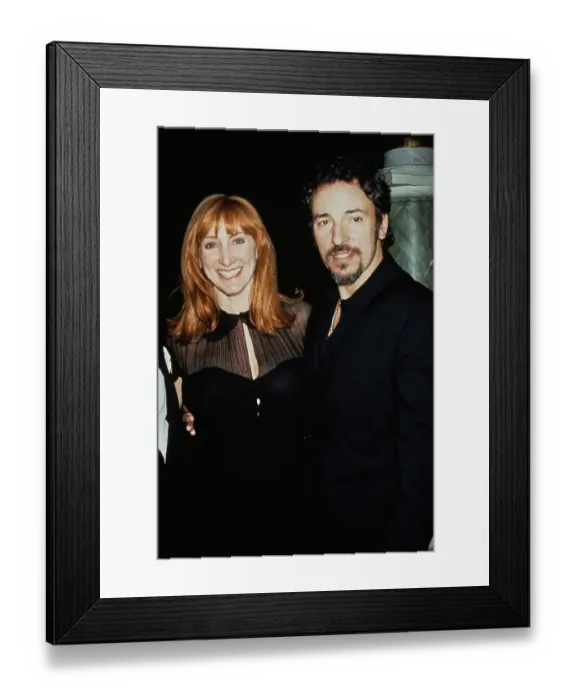 Framed Print : Patti Scialfa And Bruce Springsteen Attend 36th Annual Grammy Awards After Party Framed Print : Patti Scialfa And Bruce Springsteen Attend 36th Annual Grammy Awards After Party