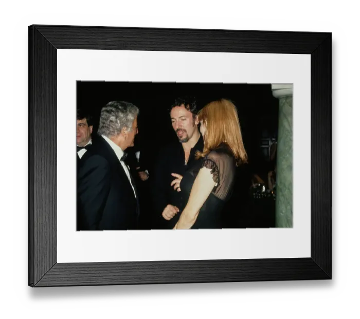 Framed Print : Patti Scialfa And Bruce Springsteen Attend 36th Annual Grammy Awards After Party Framed Print : Patti Scialfa And Bruce Springsteen Attend 36th Annual Grammy Awards After Party
