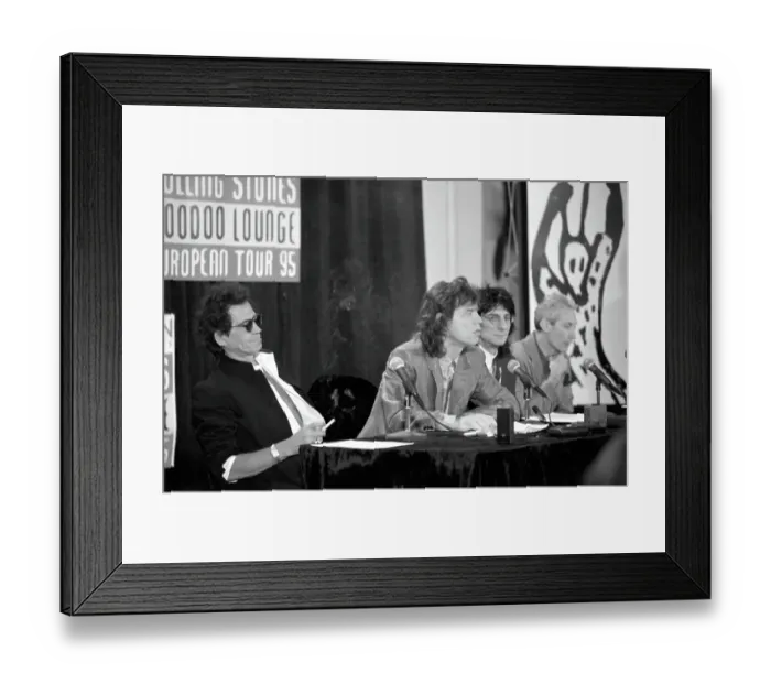 Framed Print : Rolling Stones Announce Voodoo Lounge Tour