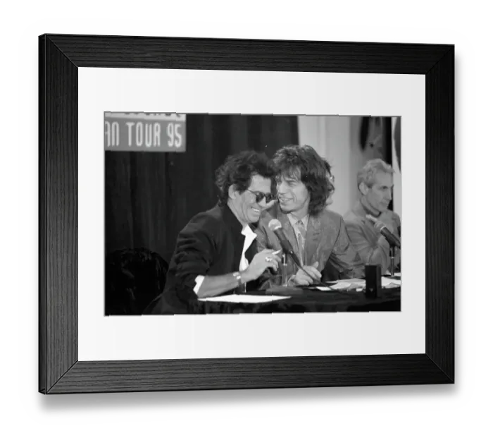 Framed Print : Rolling Stones Announce Voodoo Lounge Tour Framed Print : Rolling Stones Announce Voodoo Lounge Tour