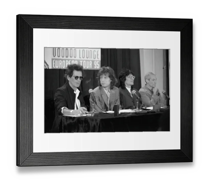 Framed Print : Rolling Stones Announce Voodoo Lounge Tour Framed Print : Rolling Stones Announce Voodoo Lounge Tour